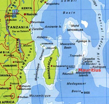 Mauritius map Mauritius map